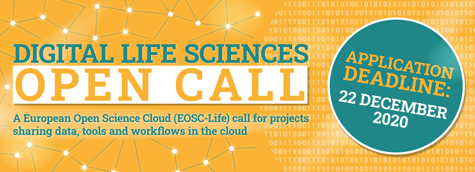 eosc life open call banner